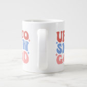 Tot Sneeuw Goed - Leuk Winter Design Grote Koffiekop (Achterkant)