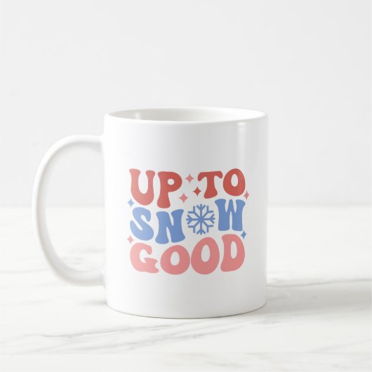 Tot Sneeuw Goed - Leuk Winter Design Koffiemok (Links)