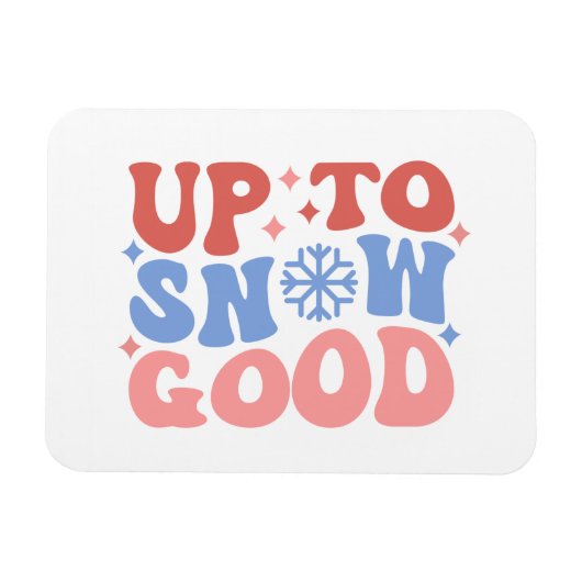 Tot Sneeuw Goed - Leuk Winter Design Magneet (Horizontaal)