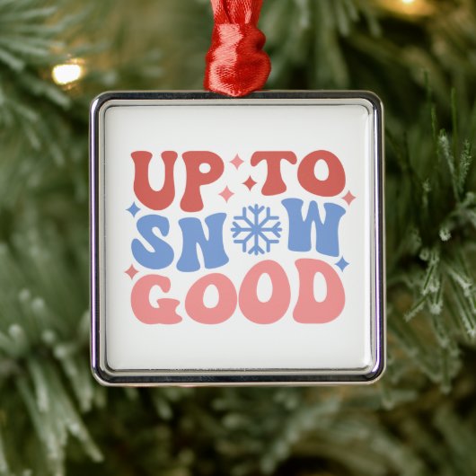 Tot Sneeuw Goed - Leuk Winter Design Metalen Ornament (Boom)