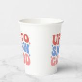 Tot Sneeuw Goed - Leuk Winter Design Papieren Bekers (Links)