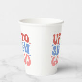 Tot Sneeuw Goed - Leuk Winter Design Papieren Bekers (Rechts)