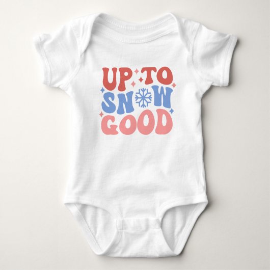 Tot Sneeuw Goed - Leuk Winter Design Romper (Voorkant)