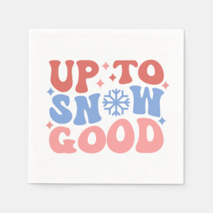 Tot Sneeuw Goed - Leuk Winter Design Servet