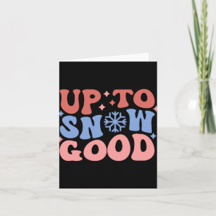 Tot Sneeuw Goed Plezierige Winter Ontwerp Peuter  Kaart