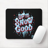 Tot Sneeuw Goed - Winter inscriptie - Funny Chris Muismat (Met muis)