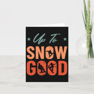 Tot Sneeuw Goede Extreme Wintersport Snowboarden Kaart