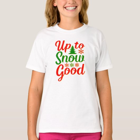 Tot sneeuw Goede Sneeuwige Kerst Red Green T-shirt (Voorkant)