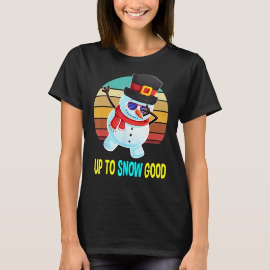 Tot Sneeuw Goede Sneeuwman Kerstcadeaus Mannen Jon T-shirt (Voorkant)