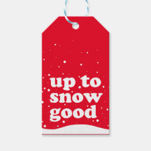 Tot Sneeuwgoed - Schattigee Xmas Gift Labels