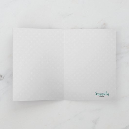 Tot Sneeuwgoed - Snowman in Pet en Scarf Kaart (Binnen)