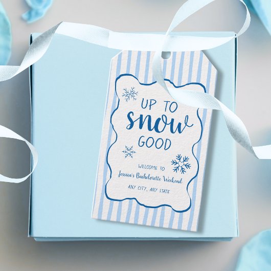 Tot Snow Goed Winter Bruidsmeisje Cadeaulabel
