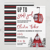 Tot SNOW Good! Ski, Winterplezier, Bachelorette Kaart (Voorkant / Achterkant)