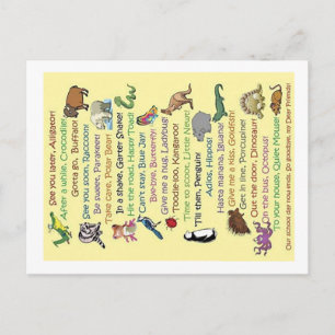 Tot straks, Alligator. Briefkaart