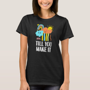 Tot u het positieve citaat Spiritueel positieve po T-shirt