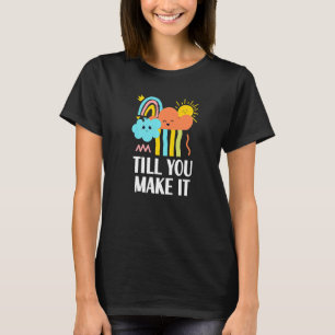 Tot u het positieve citaat Spiritueel positieve po T-shirt