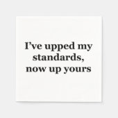 Tot uw servetten (Voorkant)