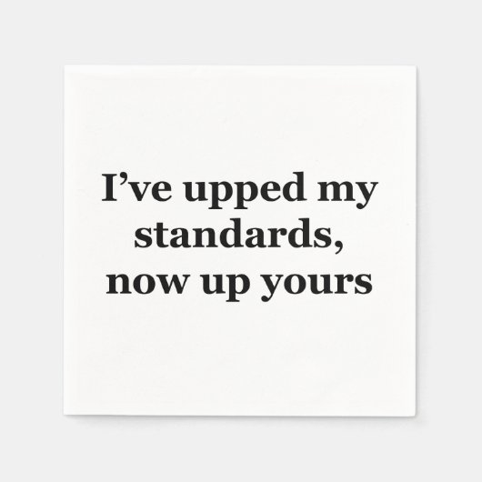 Tot uw servetten (Voorkant)