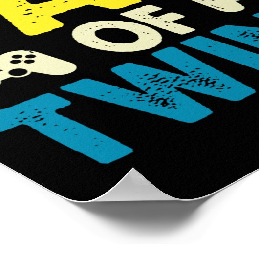 Tot vader van tweelingen vaders dag poster (Hoek)