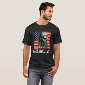 Tot Valhalla American Viking US Flag  T-shirt (Voorkant volledig)