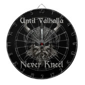 Tot Valhalla nooit knielt Dartbord (Voorkant)