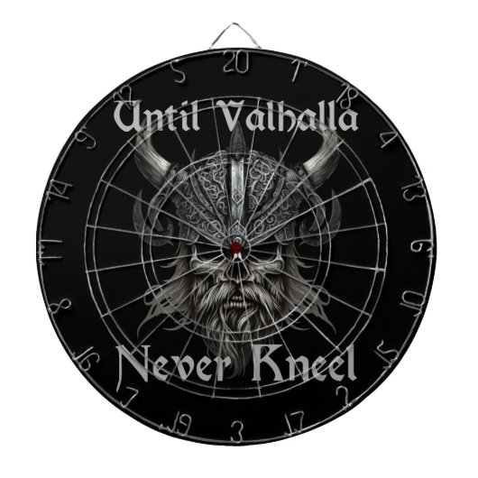 Tot Valhalla nooit knielt Dartbord (Voorkant)