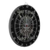 Tot Valhalla nooit knielt Dartbord (Voorkant Links)