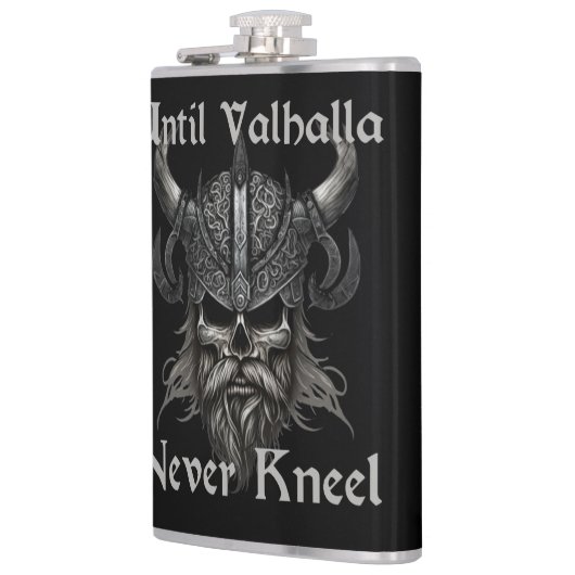 Tot Valhalla nooit knielt Heupfles (Links)