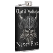 Tot Valhalla nooit knielt Heupfles (Rechts)