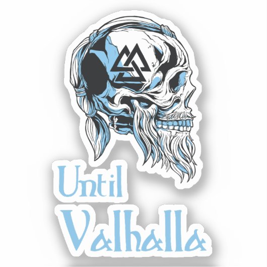 Tot Valhalla Sticker (Voorkant)
