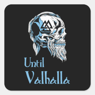 Tot Valhalla Vierkante Sticker