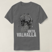 Tot Valhalla Viking US Flag ShirtTil Val T-shirt (Design voorkant)