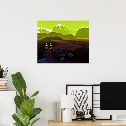 Tot ver van huis poster (Thuiskantoor)