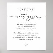 Tot we elkaar weer ontmoeten bruiloft geheugen taf poster (Voorkant)