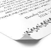 Tot We Elkaar Weer Ontmoeten Graf Gedicht Herdenki Poster (Hoek)