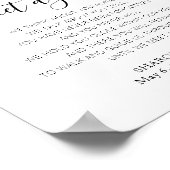 Tot We Elkaar Weer Ontmoeten Kersbloesem Rouwdicht Poster (Hoek)