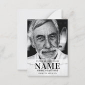 Tot we elkaar weer ontmoeten Modern Bold Photo Mem Notitiekaartje (Voorkant)