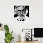 Tot we elkaar weer ontmoeten Modern Bold Photo Mem Poster (Thuiskantoor)