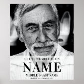 Tot we elkaar weer ontmoeten Modern Bold Photo Mem Poster (Voorkant)
