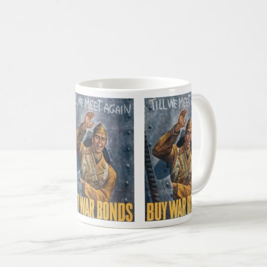 Tot we elkaar weer ontmoeten War Poster Koffiemok (Voorkant rechts)