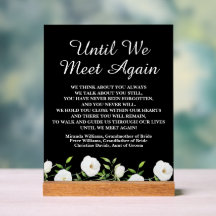 Tot we elkaar weer ontmoeten White Floral Wedding 