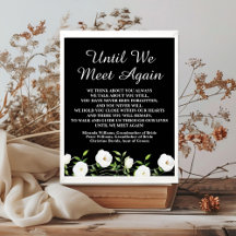 Tot we elkaar weer ontmoeten White Floral Wedding 