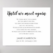 Tot We Elkaar Weer Zien Gedicht Viering Van Het Le Poster (Voorkant)