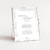 Tot we elkaar weer zien huwelijks-herdenkingstafel poster