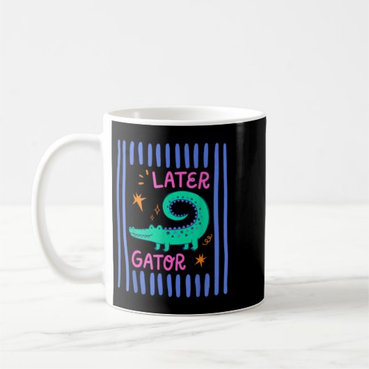 Tot Zie Gator Koffiemok (Links)