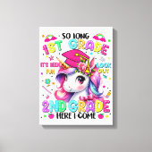 Tot ziens 1e klas 2e klas hier kom ik canvas afdruk (Voorkant)