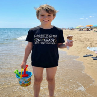 Tot ziens 1e klas Hallo 2e klas Eerste zomer Tri-Blend Shirt