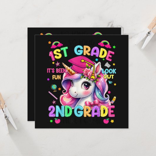 Tot ziens 1e leerjaar 2e leerjaar hier kom ik (Voorkant / Achterkant in situ)