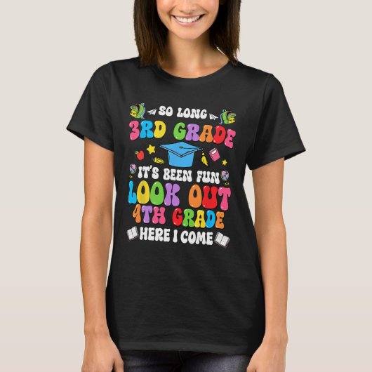 Tot ziens 3e klas afstuderen 4e klas hier kom ik t-shirt (Voorkant)