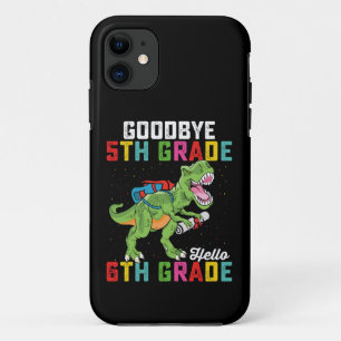 Tot ziens 5e klas, hallo 6e klas T Rex dinosaurus Case-Mate iPhone Case